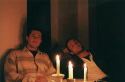 Matt & Werner bei Kerzenschein